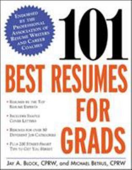 Paperback 101 Best Resumes for Grads Book