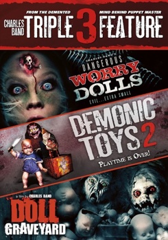 DVD Deadly Dolls Triple Feature Book