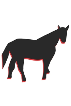 Paperback 2020 Weekly Planner Horse Illustration Equine Black Red Horse Silhouette 134 Pages: 2020 Planners Calendars Organizers Datebooks Appointment Books Age Book