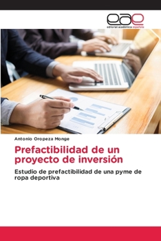 Paperback Prefactibilidad de un proyecto de inversión [Spanish] Book
