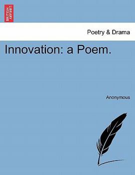Paperback Innovation: A Poem. Book
