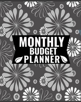 Paperback Monthly Budget Planner: Monthly Budget Planner. 8 x 10 size 151 Lined Pages Budget Journal Book