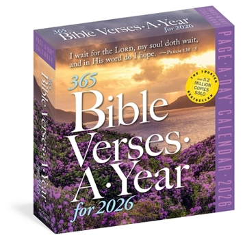 Paper Catalog 365 Bible Verses-A-Year Page-A-Day(r) Calendar 2026: Timeless Words from the Bible to Guide, Comfort, and Inspire Book