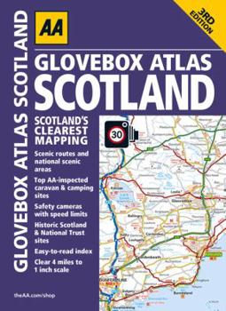 Paperback Glovebox Atlas Scotland Book