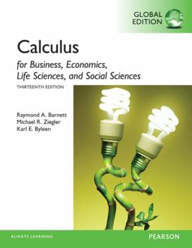 Paperback Calculus for Business, Economics, Life Sciences and Social Sciences, Global Edition Book