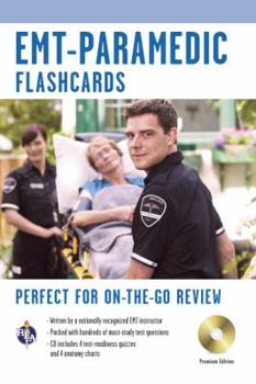 Paperback EMT-Paramedic Premium Edition Flashcard Book W/CD [With CDROM] Book