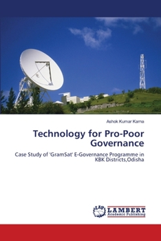 Paperback Technology for Pro-Poor Governance Book