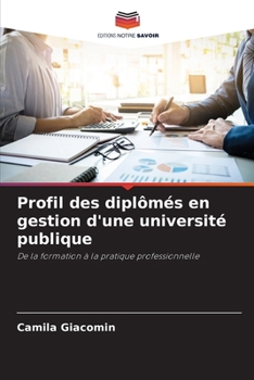 Paperback Profil des diplômés en gestion d'une université publique [French] Book