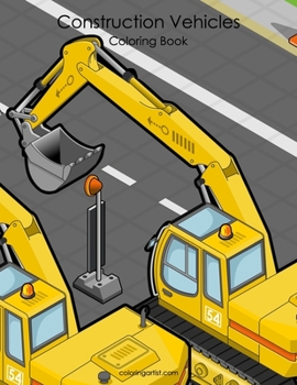 Paperback Construction Vehicles Coloring Book 1 Book