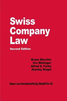 Hardcover Swiss Company Law, 2e Book