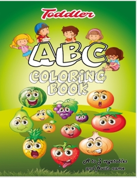 Paperback ABC coloring book: 2020 high-quality black&white Alphabet coloring book for kids ages 2-4. Toddler ABC coloring book [Large Print] Book