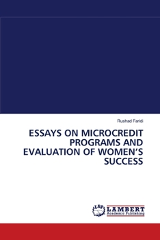 Paperback Essays on Microcredit Programs and Evaluation of Women's Success Book
