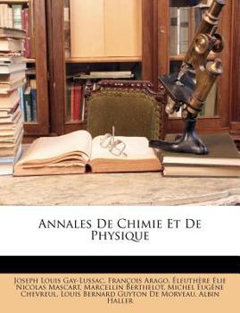 Paperback Annales De Chimie Et De Physique [French] Book