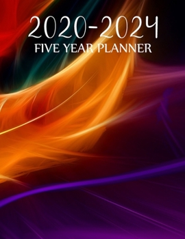 Paperback 2020 - 2024 Five Year Planner: 60 Months Calendar Planner and Yearly Organizer - January 2020 to December 2024 Book