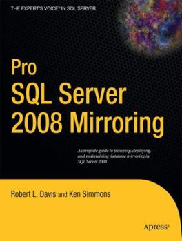 Paperback Pro SQL Server 2008 Mirroring Book