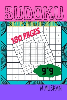 Paperback Sudoku Puzzles Book for Adults 9*9, 180 Pages Book
