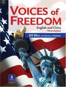 Paperback Voices of Freedom: English and Civics Book