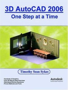 Paperback 3D AutoCAD 2006: One Step at a Time Book