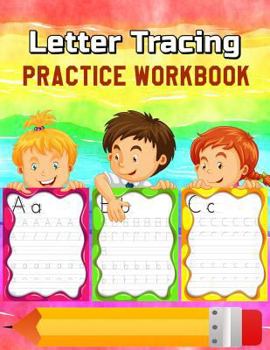 Paperback Letter Tracing Practice Workbook: Alphabet Animals, Trace Letters Of The Alphabet And Words Plus Trace Shapes And Patterns Workbook (Jumbo Size) Book