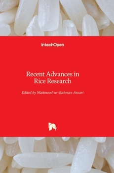 Hardcover Recent Advances in Rice Research Book