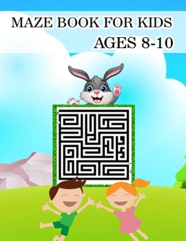 Paperback Maze Book For Kids Ages 8-10: 40 Maze With Answers For Kids (Volume 1) Book