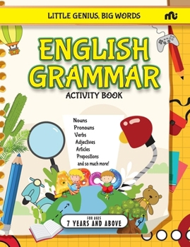 Paperback Little Genius, Big Words: English Grammar Activity Book