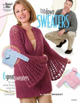 Paperback Top Down Sweaters Book