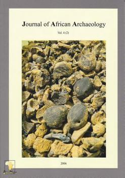 Paperback Journal of African Archaeology 4 (2) [French] Book