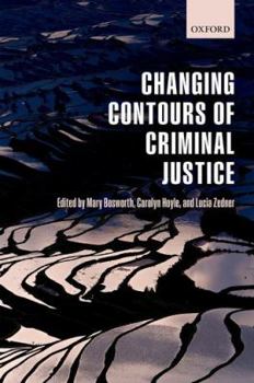 Hardcover Changing Contours of Criminal Justice Book