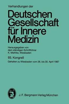 Paperback Kongreß: Gehalten Zu Wiesbaden Vom 26. Bis 30. April 1987 [German] Book