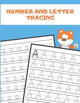 Paperback Number and Letter Tracing: Alphabet and Number Tracing Books Workbook for Preschoolers Kindergarten and Kids Ages 3-5 (Volume 2) Book