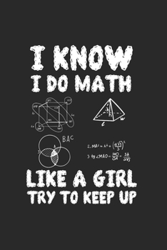 I know I do math: Cool Animated Sayings Design For Math Lover Notebook Composition Book Novelty Gift (6x9) Dot Grid Notebook to write in