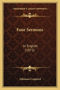 Paperback Four Sermons: In English (1872) Book