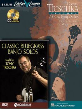 Paperback Tony Trischka - Banjo Bundle Pack: Tony Trischka Teaches 20 Easy Banjo Solos (Book/CD Pack) with Classic Bluegrass Banjo Solos (DVD) Book