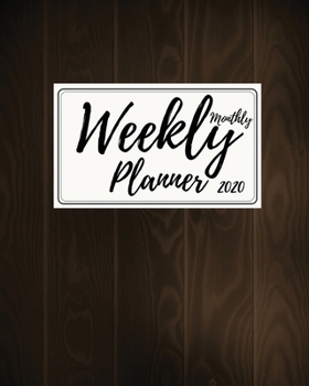 Paperback 2020 Weekly & Monthly Planner: Jan 1, 2020 to Dec 31, 2020: Weekly & Monthly Planner + Calendar Views - Inspirational Quotes and Dividers with solid Book