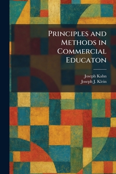 Paperback Principles and Methods in Commercial Educaton Book