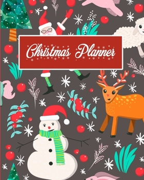 Paperback Christmas Planner: 3-Year Organizer Notebook, Contact List, Card Tracker, Shopping List, Holiday Gratitude, Stress-Free Holiday Planner Book