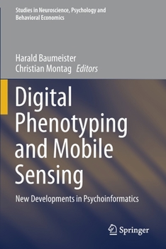 Paperback Digital Phenotyping and Mobile Sensing: New Developments in Psychoinformatics Book