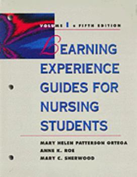 Paperback Learning Experience Guides for Nursing Students Volume I Book