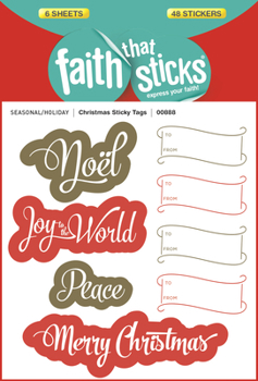 Paperback Christmas Sticky Tags Book