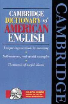 Paperback Cambridge Dictionary of American English Book [With CDROM] Book