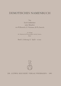 Paperback Demotisches Namenbuch: Lieferung 12 [German] Book