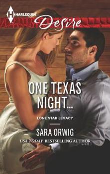 Mass Market Paperback One Texas Night... Book