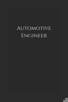 Paperback Automotive Engineer: Notebook Book