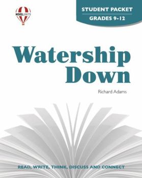 Paperback Watership Down - Student Packet by Novel Units Book