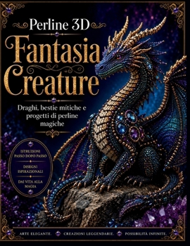Paperback Perline 3D Fantasia Creature: Draghi, bestie mitiche e progetti di perline magiche [Italian] Book