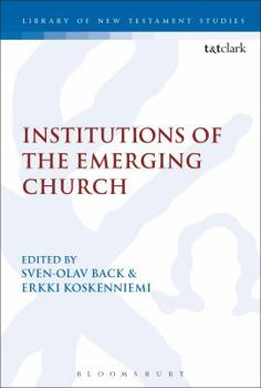Paperback Institutions of the Emerging Church Book