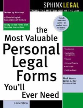 Paperback The Most Valuable Personal Legal Forms You'll Ever Need Book
