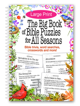 Spiral-bound The Big Book of Bible Puzzles for All Seasons Book