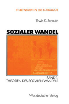 Paperback Sozialer Wandel: Band 1: Theorien Des Sozialen Wandels [German] Book